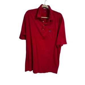 JOHNNIE-O West Coast Prep Red Polo in Size XL